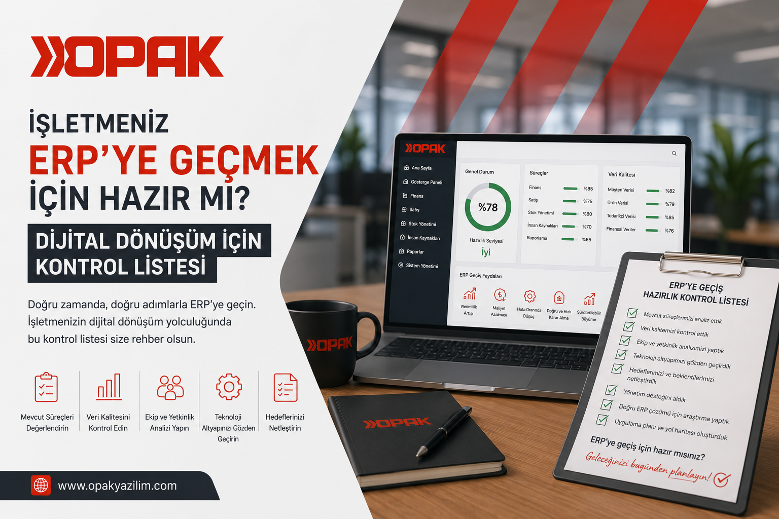 İşletmeniz ERP'ye Geçmek İçin Hazır mı? Dijital Dönüşüm İçin Kontrol Listesi