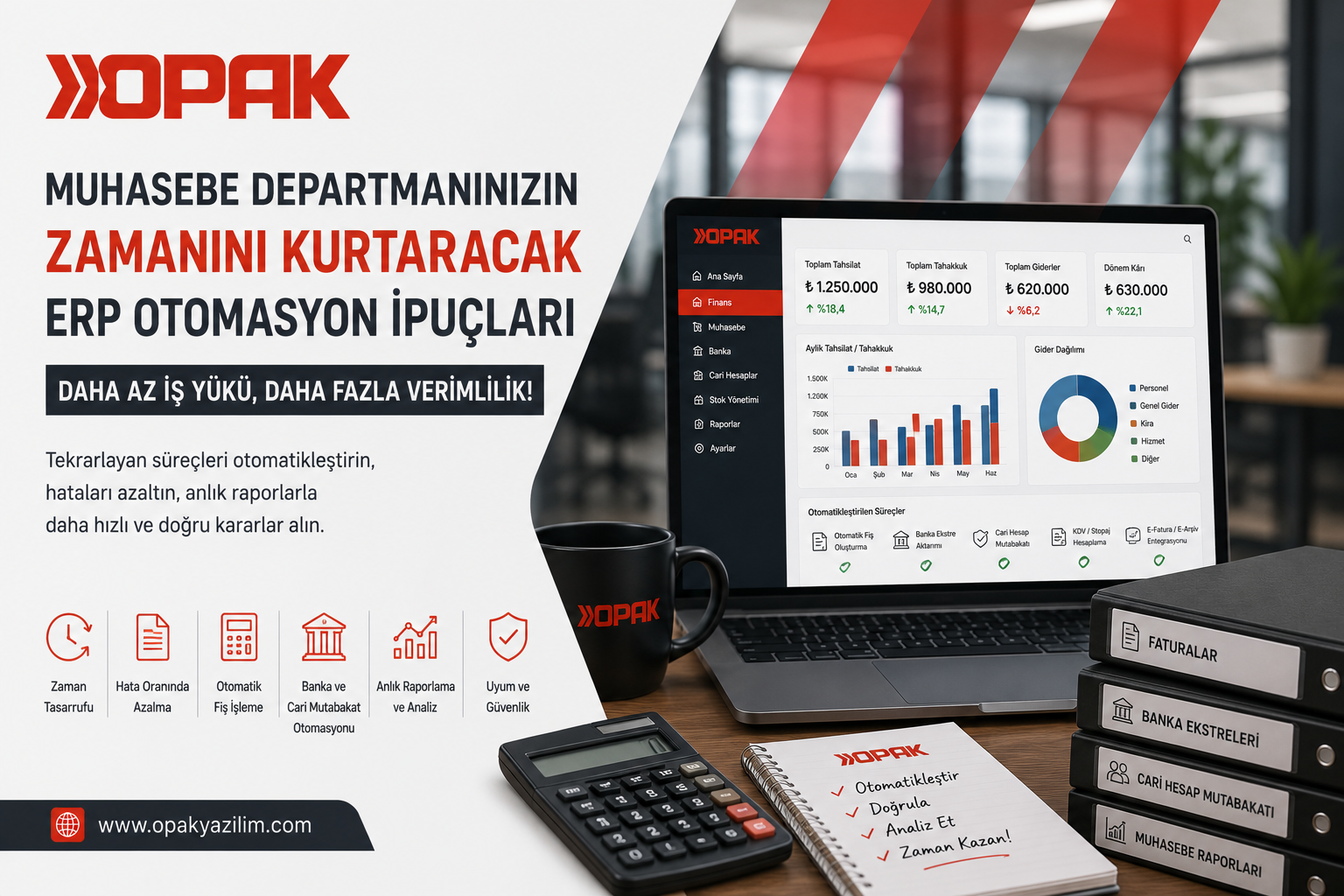 Muhasebe Departmanınızın Zamanını Kurtaracak ERP Otomasyon İpuçları