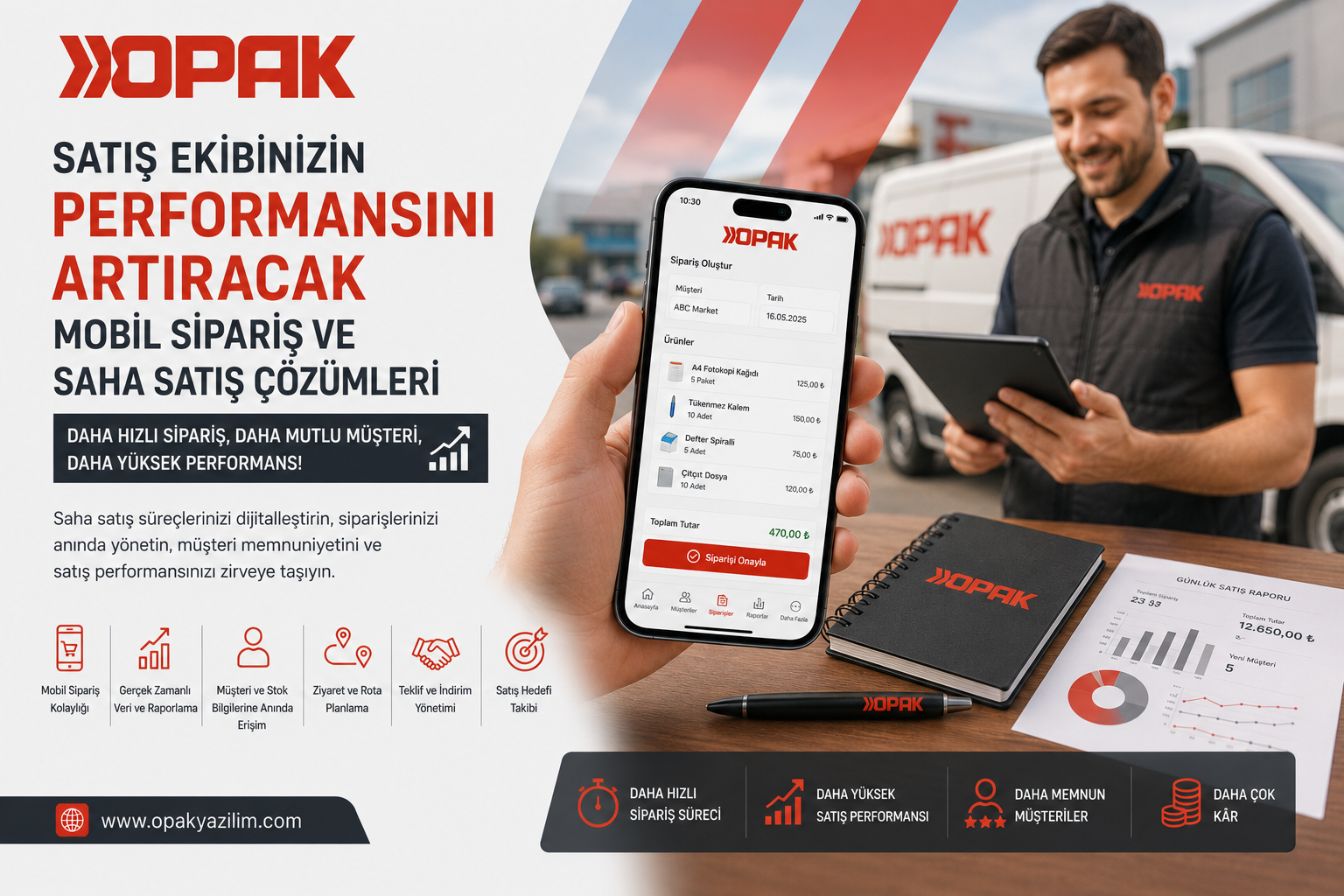 Satış Ekibinizin Performansını Artıracak Mobil Sipariş ve Saha Satış Çözümleri